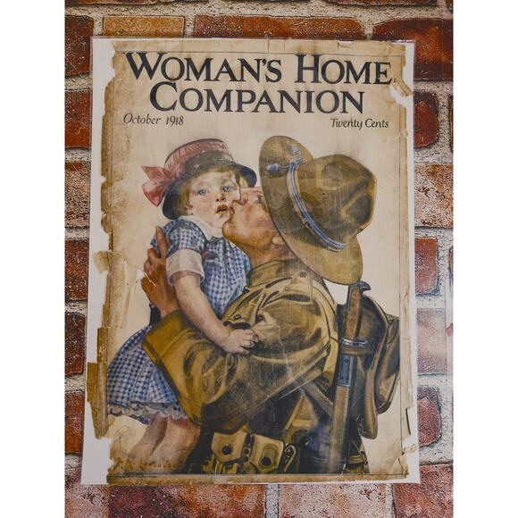 1918 WWI Soldier Original Vtg PRINT AD - Picture 11 of 14